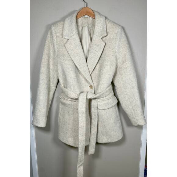 & Other Stories Belted Wool Blazer size 8 $350 - Picture 3 of 12